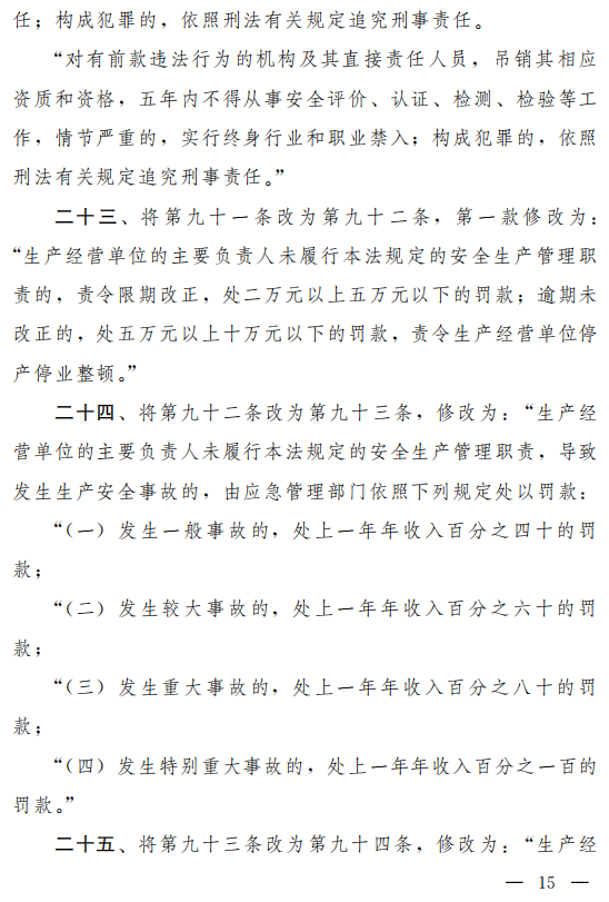 重磅！新《安全生產(chǎn)法》2021年9月1號正式施行！ 